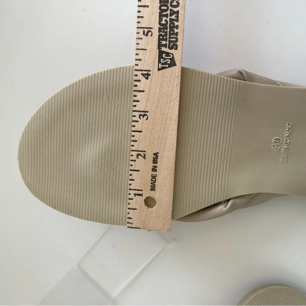 FREE PEOPLE Bow Sandal Brynn Gray Tan‎ Neutral